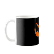 Jack-O'-Lantern Face II, Orange Coffee Mug