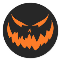 Jack-O'-Lantern Face II, Orange