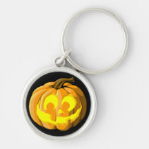 Jack O' Lantern Halloween keychain