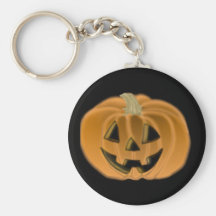 Jack O Lantern Halloween Keychain