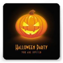 Jack-O-Lantern Halloween Party invitation