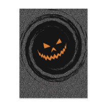 Jack O Lantern Swirl Postcard