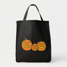 Jack-o'-Lantern Trio bag