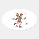 Jack Of All Trades Oval Stickers