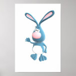 Jack Rabbit waving Posters