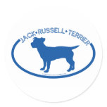 Jack Russel Silhouette Sticker