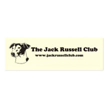 Jack Russell Club Cards Business Cards
