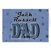 Jack Russell DAD Greeting Cards