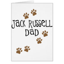Jack Russell Dad Greeting Cards