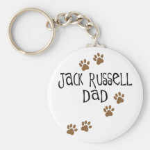 Jack Russell Dad Key Chains