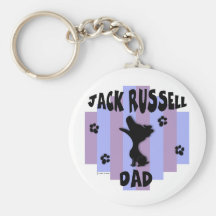 Jack Russell Dad Keychain