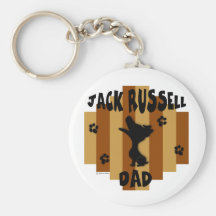 Jack Russell Dad Keychain