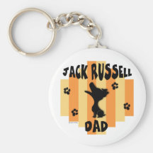 Jack Russell Dad Keychain