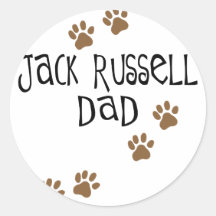 Jack Russell Dad Sticker