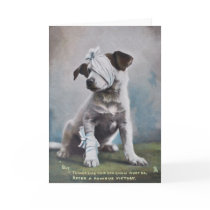 Jack Russell get well soon card