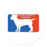 Jack Russell Major League Dog Sticker