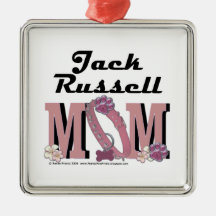 Jack Russell MOM Christmas Ornaments