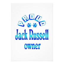 Jack Russell Owner Personalized Invitations