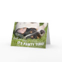 Jack Russell Rolling On The Grass - Pawty Invite cards