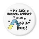 Jack Russell Terrier Agility Dog Refrigerator Magnet
