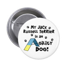 Jack Russell Terrier Agility Dog Pin