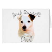 Jack Russell Terrier Dad 2 Card
