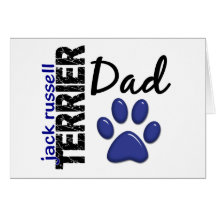 Jack Russell Terrier Dad 2 Greeting Cards