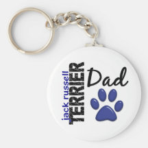 Jack Russell Terrier Dad 2 Keychains