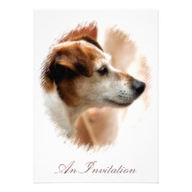 JACK RUSSELL TERRIER DOG CUSTOM ANNOUNCEMENT
