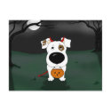 Jack Russell Terrier Halloween postcards