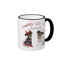 Jack Russell Terrier Naughty Or Nice Coffee Mug