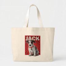Jack Russell Terrier Pet Owner Canvas Bag