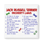 JACK RUSSELL TERRIER Property Laws 2 magnets