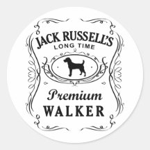 Jack Russell Terrier Round Sticker