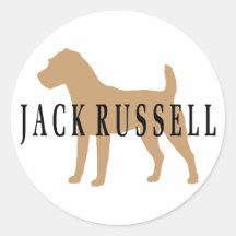 Jack Russell Terrier Round Stickers