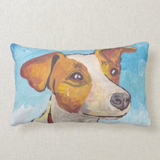 Jack Russell Terrier Throw Pillow
