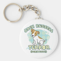 Jack Russell Terror Keychain