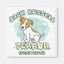 Jack Russell Terror Magnet