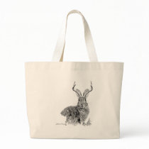 Jackalope Tote Bags