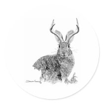 Jackalope Stickers