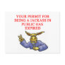 JACKASS joke Postcards