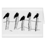 Jackdaws Greeting Card