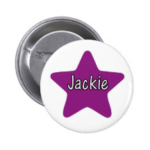 Jackie Star Buttons