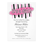 Jackpot It's A Girl Baby Shower Invitation