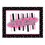 Jackpot It's A Girl Baby Shower Invitation Postcar Postcards