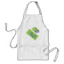 Jacks and Ball Lime Green Classic Toy Apron