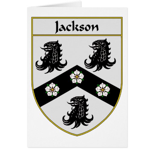Jackson Coat of Arms/Family Crest Greeting Cards Zazzle
