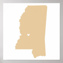 Jackson, Mississippi Love Posters