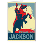 Jackson on Horse Card