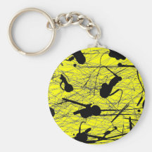 Jackson Pollock Revival Keychain